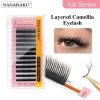 Nagaraku Layered Camellia Multi-curls Kirpik