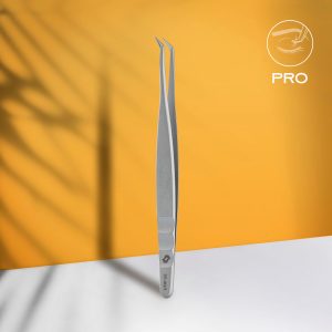 Staleks EXPERT 40 TYPE 1 Profesyonel kirpik uzatma cımbızı, L şekilli, 50°