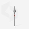 STALEKS EXPERT Solaklar için sert alaşım koni freze, kırmızı, çap 6 mm, çalışma kısmı 14 mm - Görsel 2