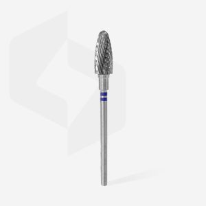 Alternative view of STALEKS EXPERT Solaklar için sert alaşım mısır freze, mavi, çap 6 mm, çalışma kısmı 14 mm
