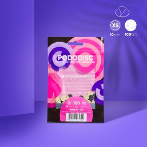 STALEKS PODODISC STALEKS PRO XS Pedikür Disk İçin Yumuşak Tabanlı Yedek Törpüler, 100 Grit (50 Adet)