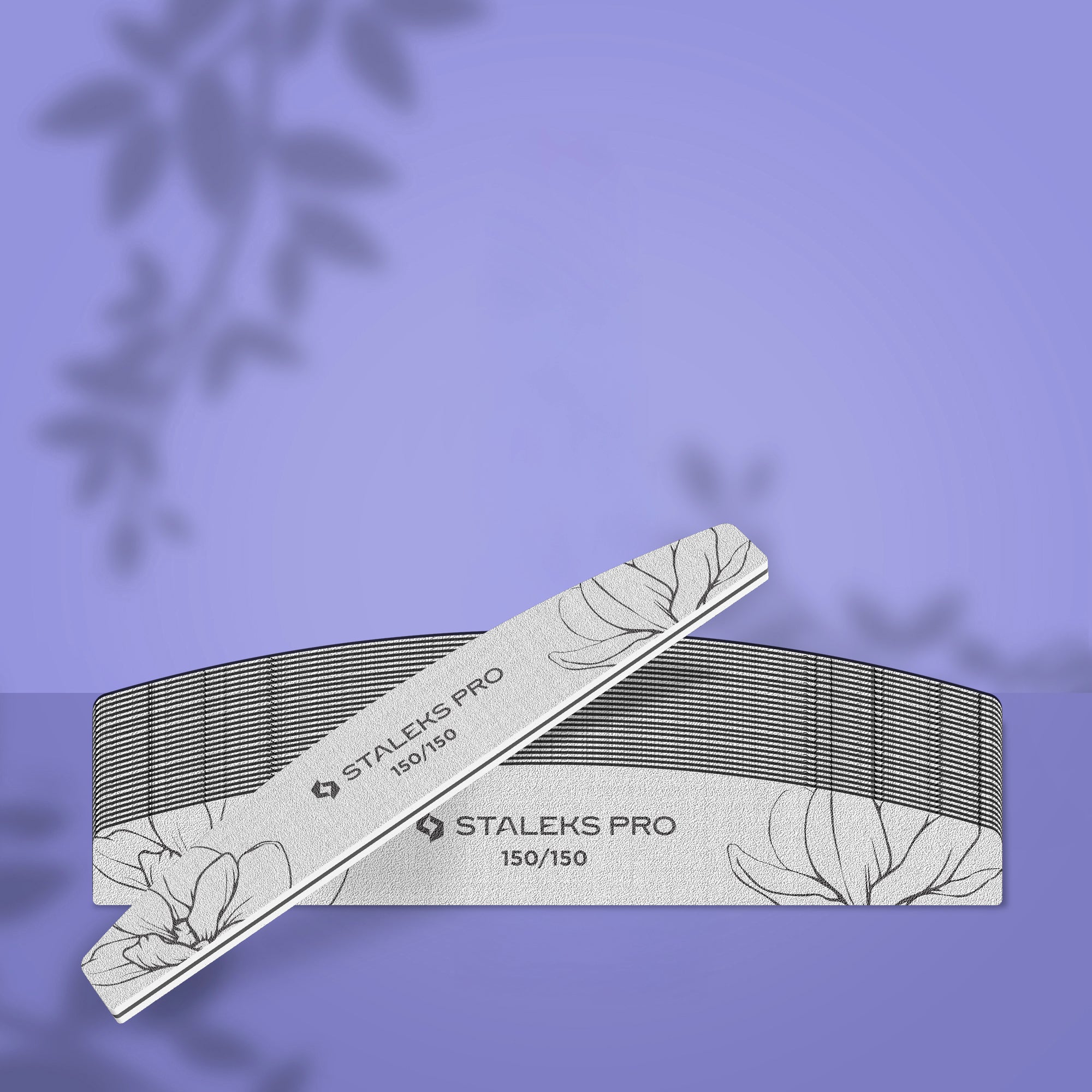 STALEKS EXPERT 40 Mineral yarım ay tırnaklar için törpü, 150/150 grit (25 adet)