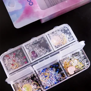 Tırnak Süsleme Ve Makyaj Taşı, Kolay Uygulanabilir, Nail Art Tırnak Süsleme Ve Makyaj Taş Set 161