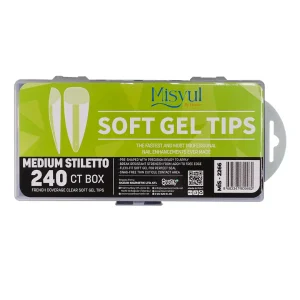 Soft Jel Tırnak 240’lı – Esnek Yapı, Doğal Görünüm! - BALERİN (7,0mm - 13,3mm Arası)