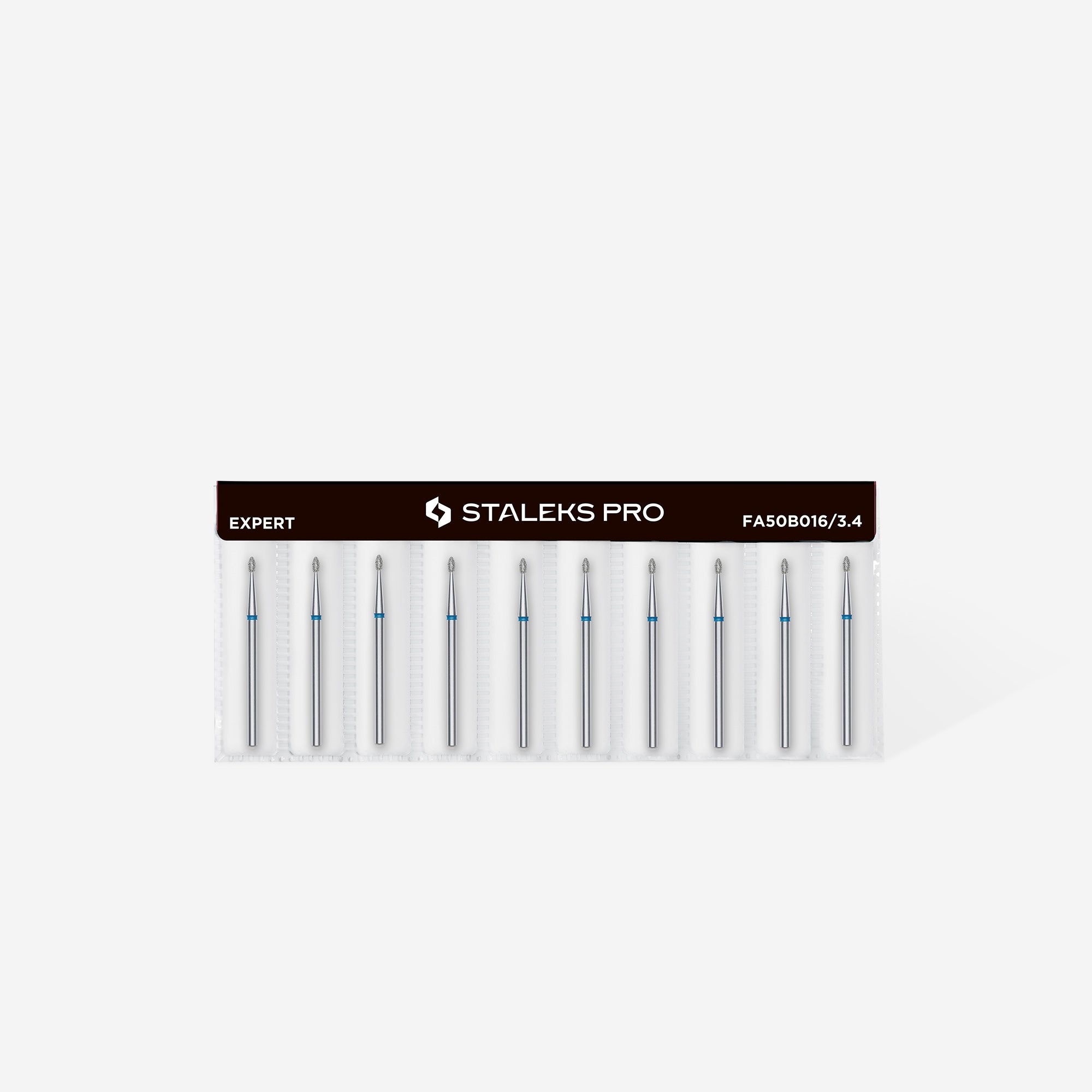 STALEKS EXPERT Elmas freze, yuvarlak tomurcuk, mavi, çap 1,6 mm, çalışma kısmı 3,4 mm - Görsel 3