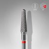 STALEKS EXPERT Sert alaşım kesik koni freze, kırmızı, çap 4 mm, çalışma kısmı 13 mm