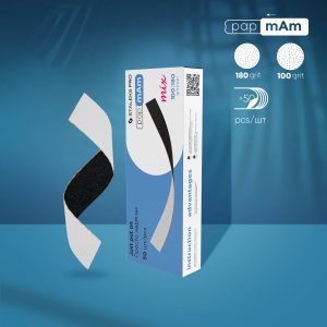 STALEKS EXPERT 22 papmAm mix Çift taraflı düz törpü için değiştirilebilir yedek zımpara, 100/180 grit (50 adet)