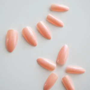Takma Tırnak Seti, İnci Tozu Görünümlü, Korean Models - Pink Shine