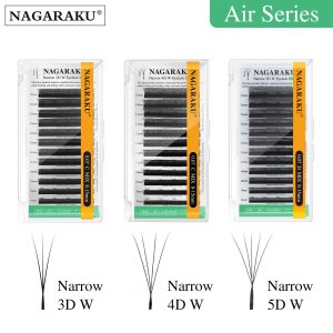 Nagaraku İnce 3D/4D/5D W İpek Kirpik
