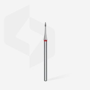 Alternative view of STALEKS EXPERT Elmas freze, mini alev, kırmızı, çap 1 mm, çalışma kısmı 3 mm