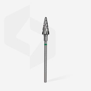Alternative view of STALEKS EXPERT Sert alaşım koni freze, yeşil, çap 6 mm, çalışma kısmı 14 mm