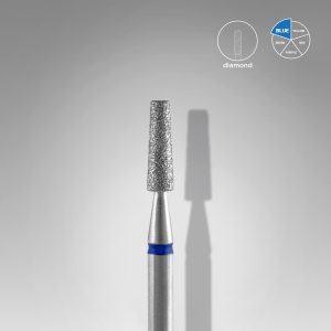 STALEKS EXPERT Elmas freze, kesik koni, mavi, çap 2,5 mm, çalışma kısmı 8 mm