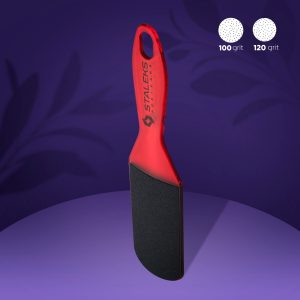 STALEKS EXPERT 10 TYPE 2 Çift Taraflı Ayaklar için Plastik Törpü, 80/120 Grit