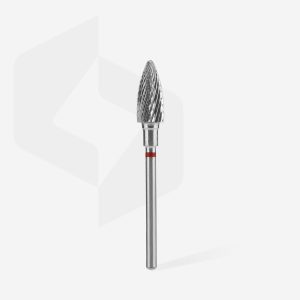 Alternative view of STALEKS EXPERT Sert alaşım kozalak freze, kırmızı, çap 6 mm, çalışma kısmı 14 mm