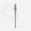 STALEKS EXPERT Sert alaşım kesik koni freze, kırmızı, çap 6 mm, çalışma kısmı 14 mm - Görsel 2