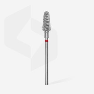 Alternative view of STALEKS EXPERT Sert alaşım kesik koni freze, kırmızı, çap 6 mm, çalışma kısmı 14 mm
