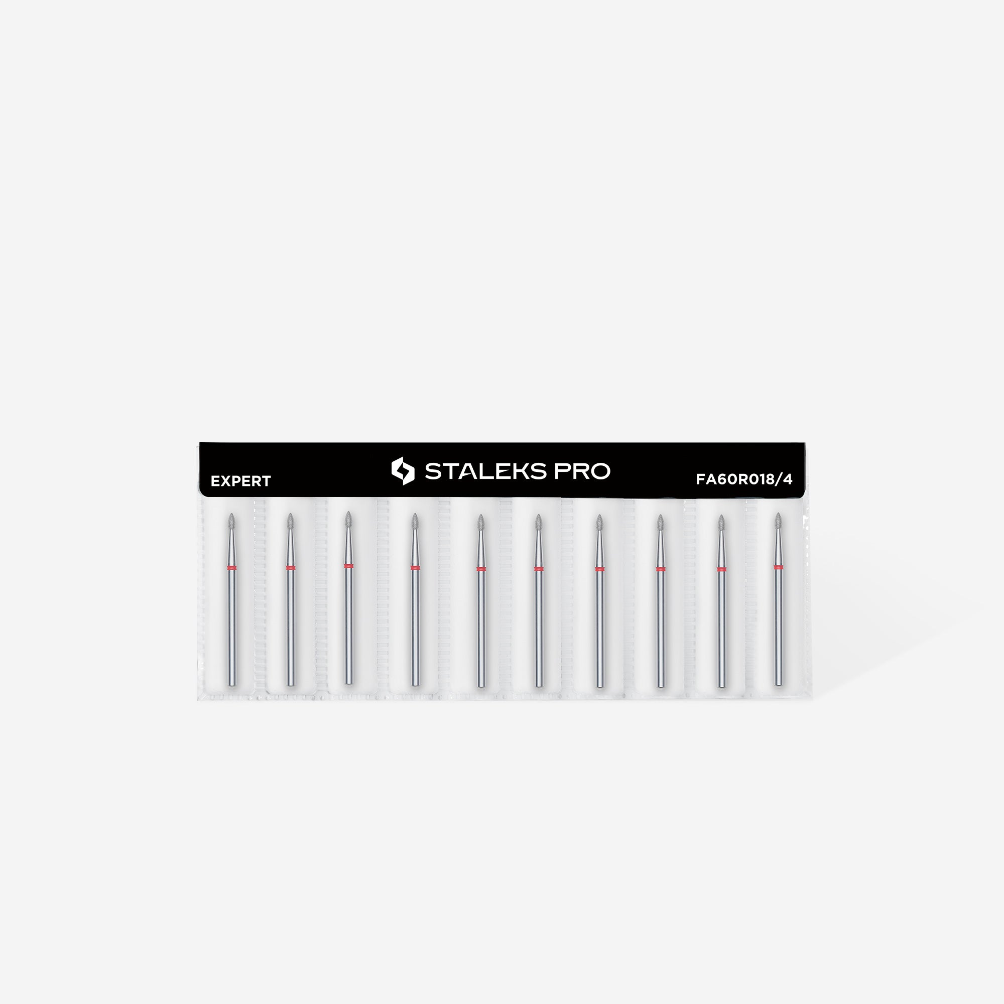 STALEKS EXPERT Elmas freze sivri tomurcuk kırmızı, çap 1,8 mm, çalışma kısmı 4 mm - Görsel 3