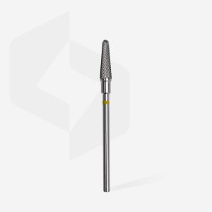 Alternative view of STALEKS EXPERT Sert alaşım kesik koni freze, sarı, çap 4 mm, çalışma kısmı 13 mm