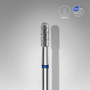 STALEKS EXPERT Elmas freze, yuvarlak silindir, mavi, çap 2,3 mm, çalışma kısmı 6,5 mm