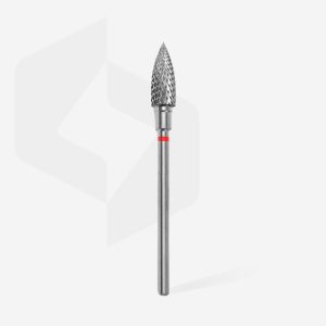 Alternative view of STALEKS EXPERT Sert alaşım alev freze, kırmızı, çap 5 mm, çalışma kısmı 13,5 mm