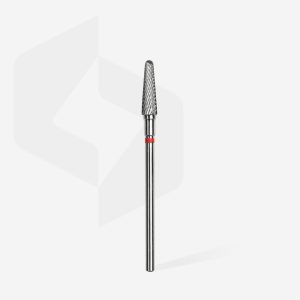 Alternative view of STALEKS EXPERT Sert alaşım kesik koni freze, kırmızı, çap 4 mm, çalışma kısmı 13 mm