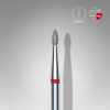 STALEKS EXPERT Elmas freze sivri tomurcuk kırmızı, çap 1,8 mm, çalışma kısmı 4 mm