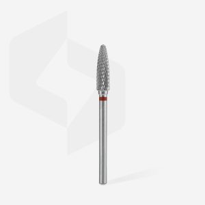 Alternative view of STALEKS EXPERT Sert alaşım mısır freze, kırmızı, çap 4 mm, çalışma kısmı 14 mm