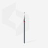 STALEKS EXPERT Elmas freze, yuvarlak tomurcuk, kırmızı, çap 1,2 mm, çalışma kısmı 3 mm - Görsel 2