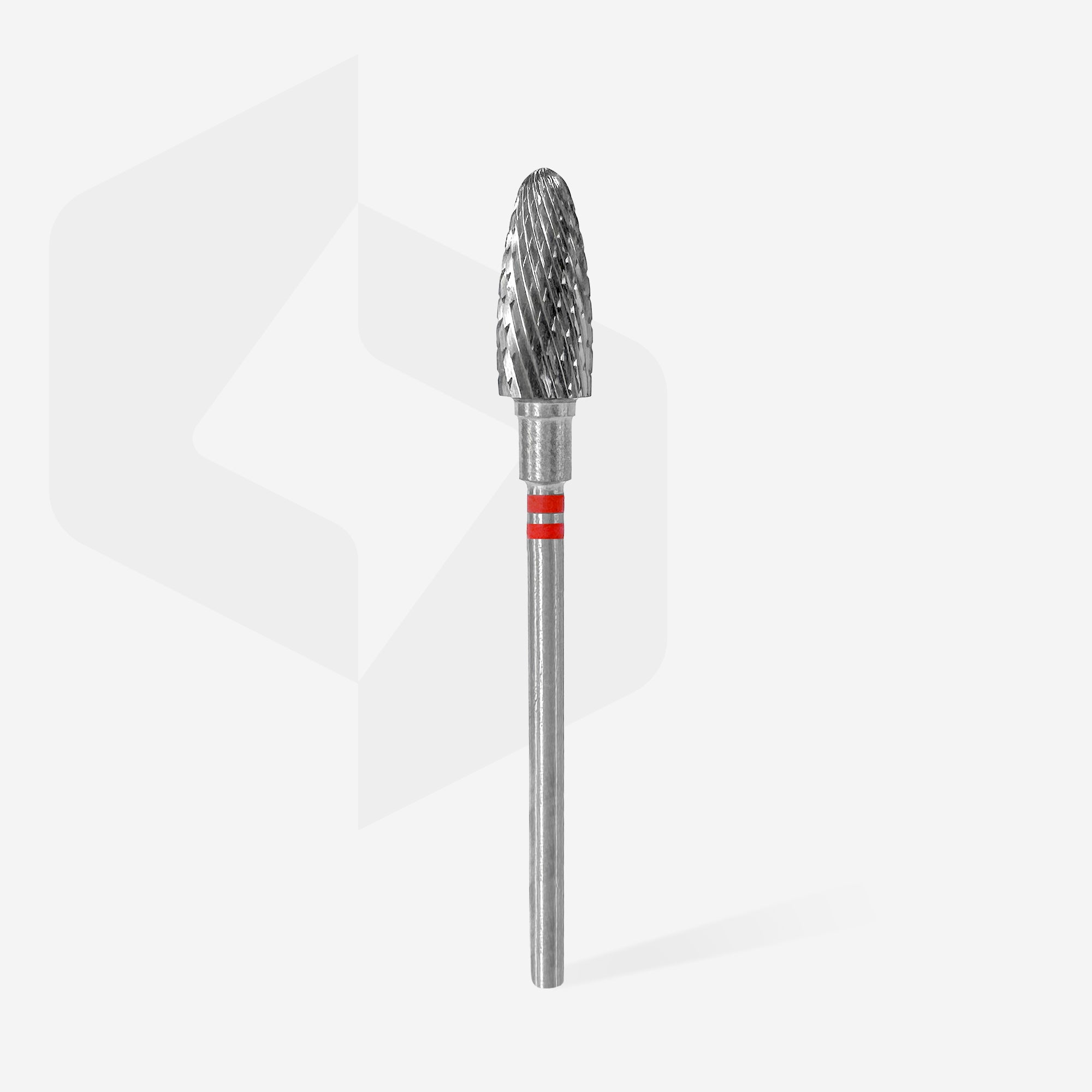 STALEKS EXPERT Solaklar için sert alaşım mısır freze, kırmızı, çap 6 mm, çalışma kısmı 14 mm - Görsel 2
