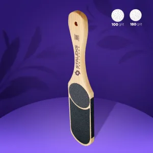 STALEKS BEAUTY & CARE 10 TYPE 1 Ahşap, iki taraflı ayaklar için törpü, 100/180 grit