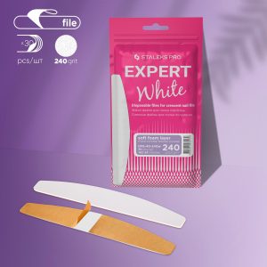 STALEKS EXPERT 40 Yarım ay törpü için yumuşak tabanlı yapışkan yedek törpüler, 240 grit (30 adet)