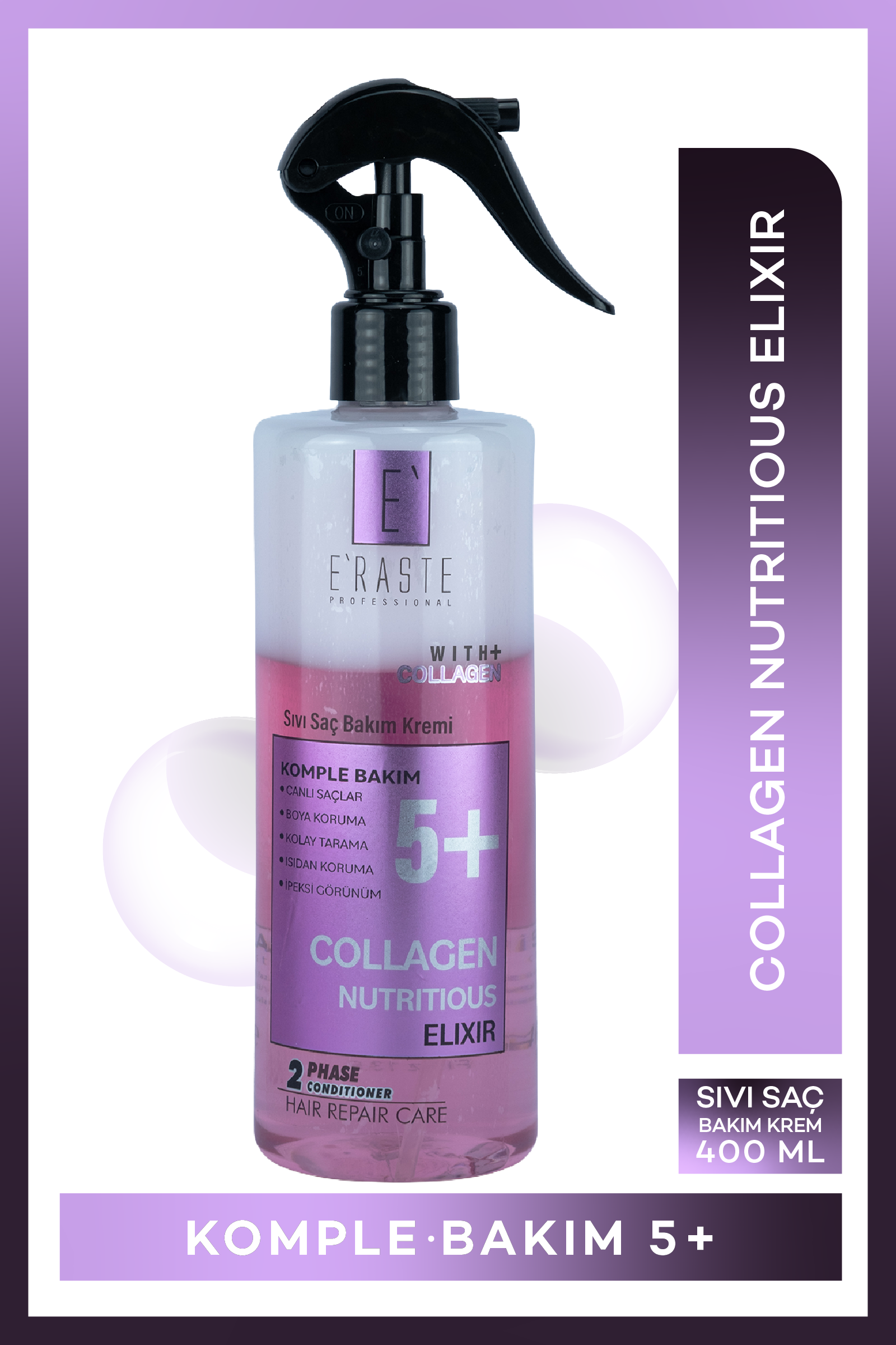 E’RASTE Collagen Sıvı Saç Bakım Kremi - Görsel 3