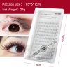 Nagaraku 12 Sıra 3D-6D Hazır Volume Fan Russian Volume Kirpik Siyah Faux Mink Premium İpek Kirpik - Görsel 3