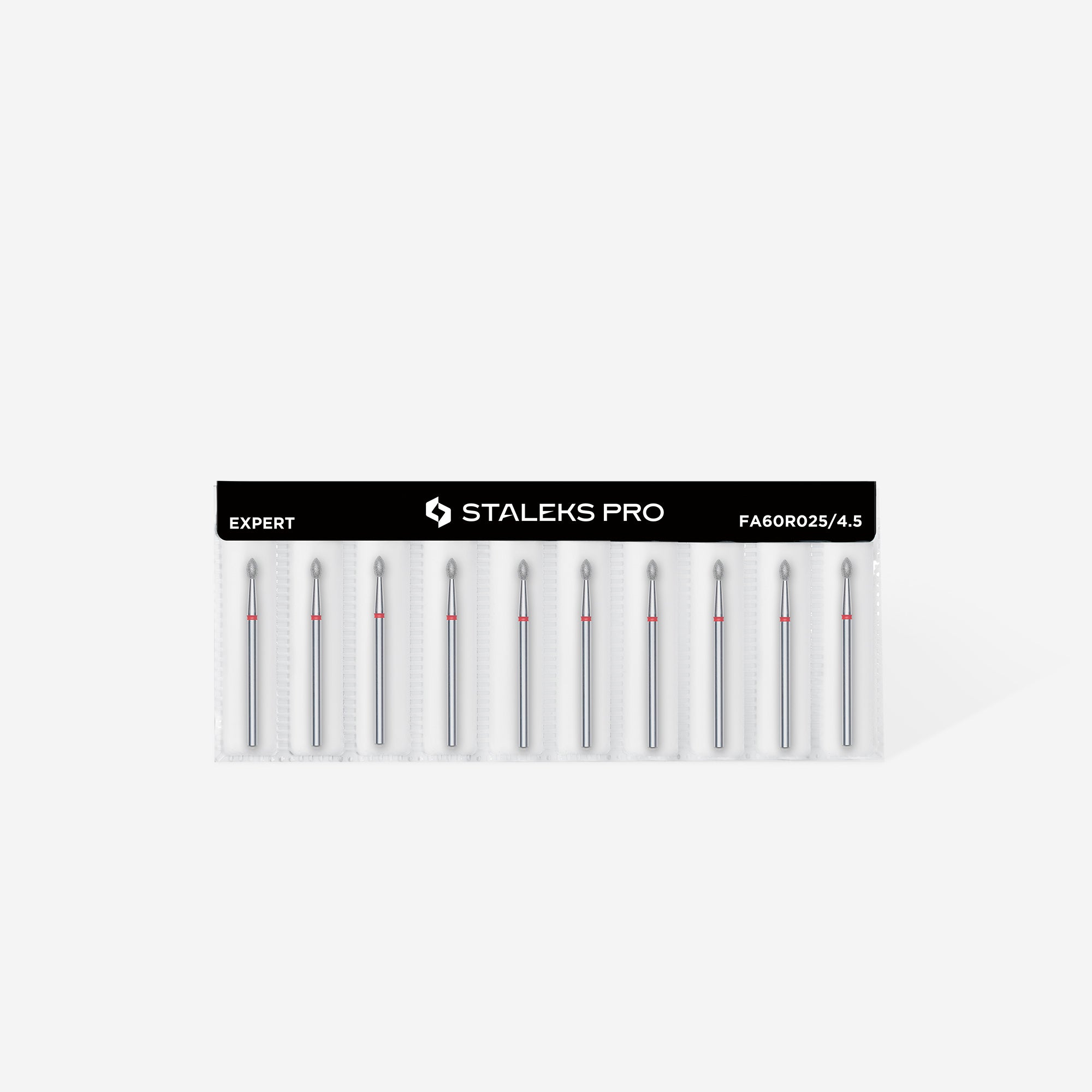 STALEKS EXPERT Elmas freze sivri tomurcuk kırmızı, çap 2,5 mm, çalışma kısmı 4,5 mm - Görsel 3