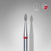 STALEKS EXPERT Elmas freze “damla” kırmızı, çap 1,6 mm, çalışma kısmı 4 mm