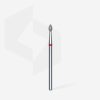 STALEKS EXPERT Elmas freze sivri tomurcuk kırmızı, çap 2,5 mm, çalışma kısmı 4,5 mm - Görsel 2