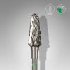 STALEKS EXPERT Sert alaşım kesik koni freze, yeşil, çap 6 mm, çalışma kısmı 14 mm