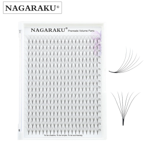 Nagaraku Sivri Taban Hazır Fan İpek Kirpik 320 Fan
