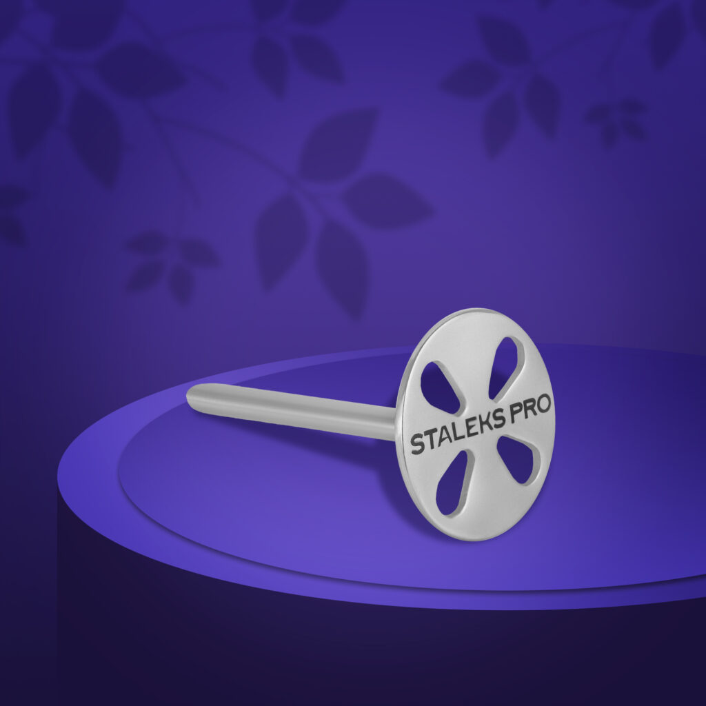 STALEKS EXPERT PODODISC M Değiştirilebilir zımparalı uzatılmış pedikür diski, 180 grit 20 mm (5 adet)