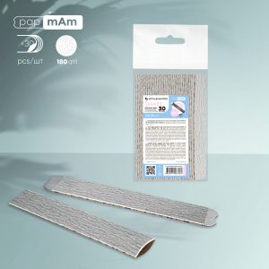 STALEKS SMART 20 papmAm Yumuşak tabanlı düz törpüleme için değiştirilebilir yedek zımparalar, 180 grit (30 adet)