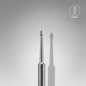 STALEKS EXPERT Sert alaşım nail cleaner mini freze, çap 1,2 mm, çalışma kısmı 2,5 mm