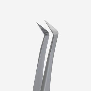 Alternative view of Staleks EXPERT 44 TYPE 12 Çentikli, L şekilli, 65° profesyonel kirpik uzatma cımbızı