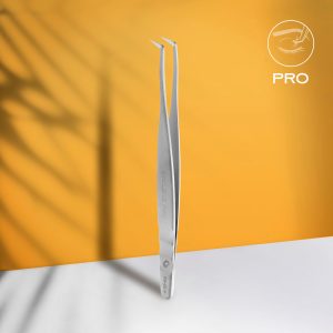 Staleks EXPERT 40 TYPE 8 Profesyonel kirpik uzatma cımbızı, L şekilli, 85°