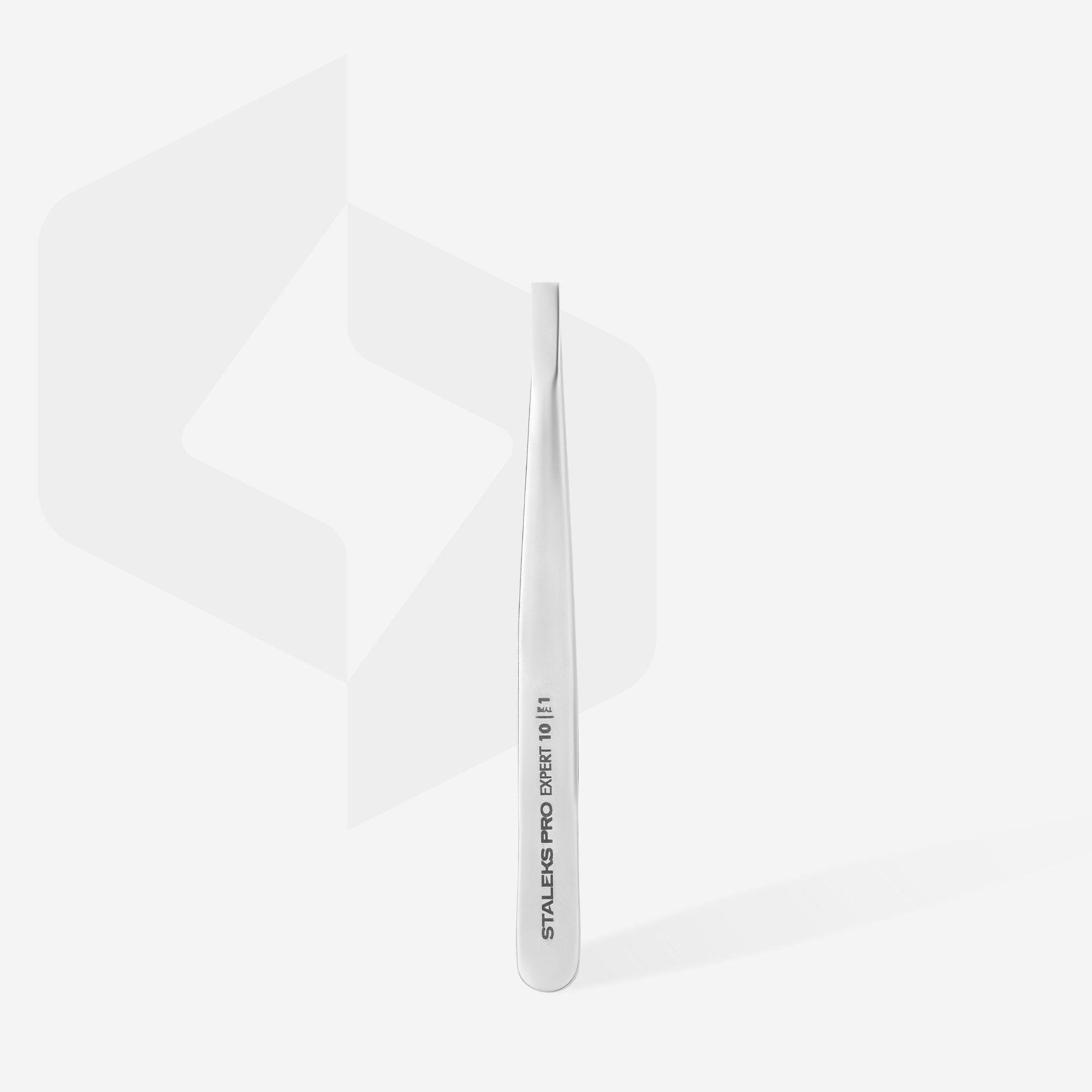 STALEKS EXPERT 10 TYPE 1 Geniş düz profesyonel kaş cımbızı - Görsel 3