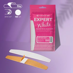 STALEKS EXPERT 40 Yumuşak tabanlı değiştirilebilir yapışkan yedek törpüler, hilal törpü için, 150 grit (30 adet)