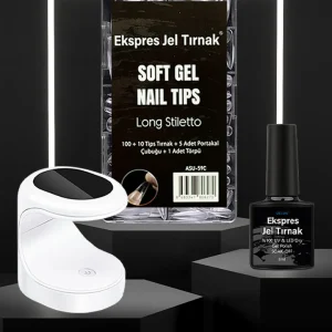 Mini Uv Led Işık Oje&tırnak Kurutucu,express Protez Tırnak Kiti, Express Kurutma Cilası