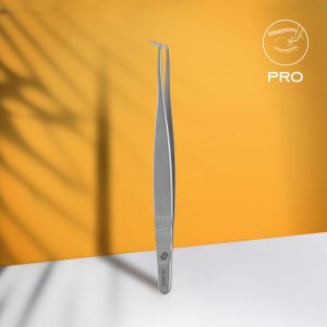 Staleks EXPERT 40 TYPE 2 Profesyonel kirpik uzatma cımbızı, L şeklinde, 70°