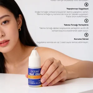 Takma Tırnak Yapıştırıcı Tips Yapıştırıcı Hızlı Yapıştırıcı Nail Glue 3 gr