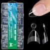 Soft Jel Tips Ultra Short Badem/Oval/Küt French Uyumlu Kısa Tips 600'lü Set - 2257