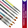 Tırnak Desen Fırçası Nail Art Fırça Tırnak Süsleme Fırça Seti